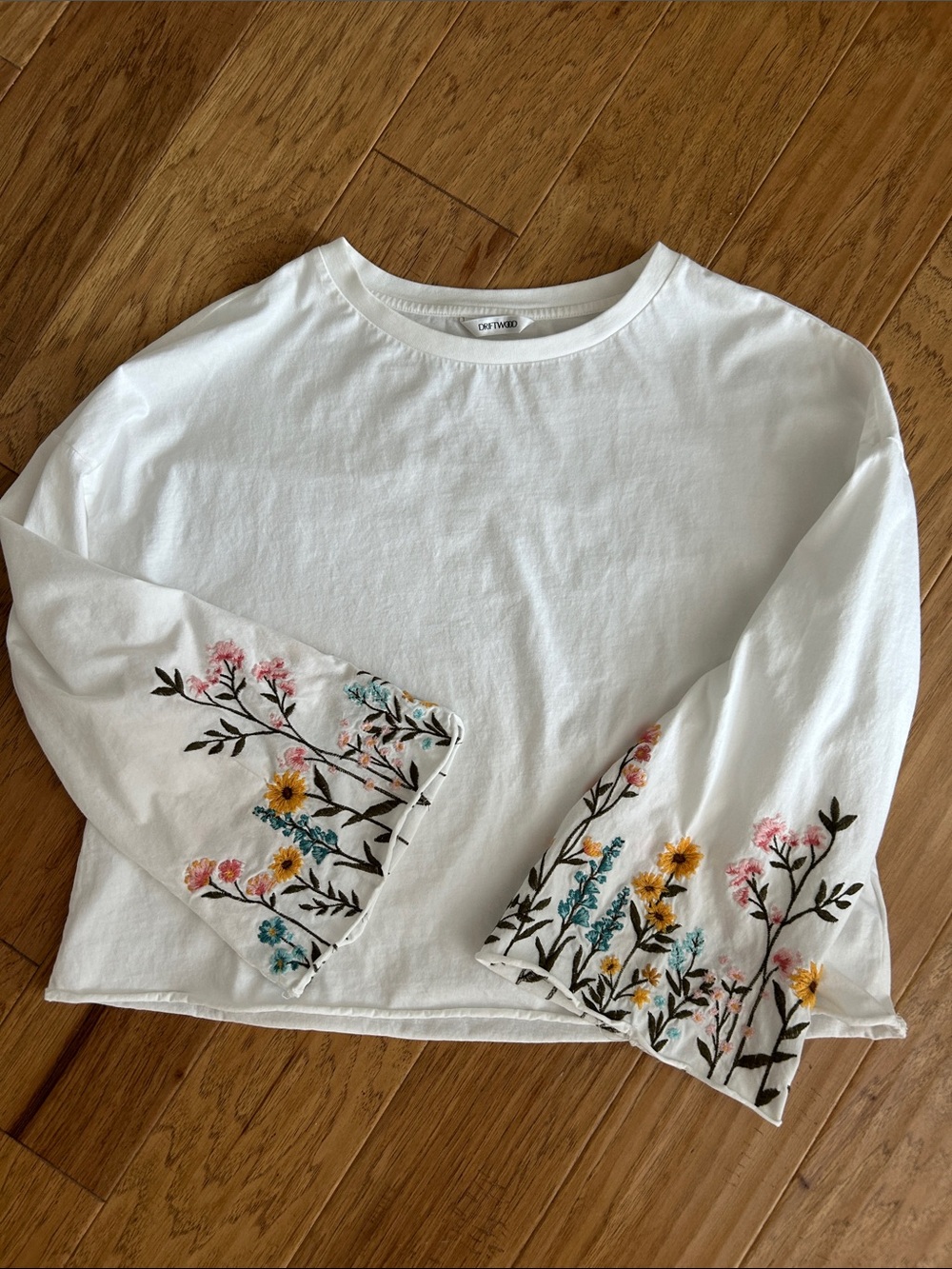 Driftwood Embroidered Top